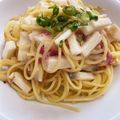 クック72☆'s cooksnap of when they made 長いもと梅のパスタ.
