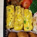 ★たーこ★'s cooksnap of when they made お弁当・朝食に★肉そぼろとねぎの卵焼き.
