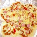 ずまうま's cooksnap of when they made ②餃子ピザ”ミートソース♪リメイク(＾＾.