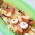 まり0105's cooksnap of when they made 【離乳食後期～】ルクエでパンプディング.