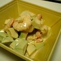 ぴいのすけ's cooksnap of when they made ドレッシングがおいしいっ♪エビアボガド.