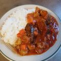 クック0UQ98I☆'s cooksnap of when they made 茄子たっぷり！トマト入りドライカレー☆.
