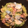 ayuponn24's cooksnap of when they made 電子レンジではまぐりとキャベツの酒蒸し.