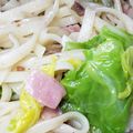 さやりんりん's cooksnap of when they made ベーコンとキャベツのアンチョビパスタ♡.