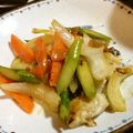 yukko2810's cooksnap of when they made 15分☆さわらのバタポンガーリック.