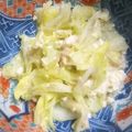 クックGB6431☆'s cooksnap of when they made ツナとキャベツの麺つゆで白和え.