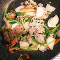 ふぁんちゅけ's cooksnap of when they made 病みつき♡蕪とキャベツのガリバタ炒め.