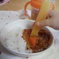 yuzurinngo's cooksnap of when they made ルーいらずの簡単・自家製☆ハヤシライス☆.