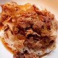 ★Lee☆'s cooksnap of when they made めんつゆで簡単☆つゆだく豚丼.