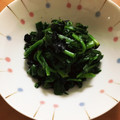 メグピンク's cooksnap of when they made ほうれん草とのりの和風サラダ.