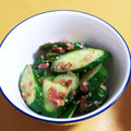 料理見習い隊's cooksnap of when they made 夏にオススメ きゅうりと梅肉のゴマ和え.