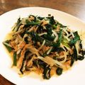 梨にゃんこ's cooksnap of when they made 簡単！ニラともやしの肉入りツナ炒め♡.