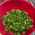 ひまわり's cooksnap of when they made すっげ～ウマい モロヘイヤ‼.