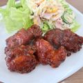 ハッピーまるしぇ's cooksnap of when they made 唐揚げリメイク♡簡単！鶏の甘酢あん.