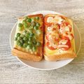 さくらん餅's cooksnap of when they made お豆たっぷりチーズトースト.
