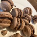 こめこ's cooksnap of when they made バレンタインにも！チョコレートマカロン.