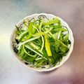 Monry's cooksnap of when they made 下仁田ねぎと水菜のピリ辛サラダ.