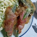 まぶたん's cooksnap of when they made オクラのベーコン巻☆天ぷら☆.