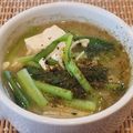 あーこ姐's cooksnap of when they made 小松菜と豆腐とエノキのお味噌汁♪.