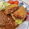 在宅勤務のおじさん's cooksnap of when they made 定番★お肉屋さんのメンチカツ.