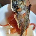 シロボタン☆'s cooksnap of when they made 小鯵の干物の素揚げ.