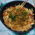 ととろ＆めい's cooksnap of when they made あるもんde焼きうどん♪.