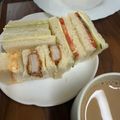 ☆あさ's cooksnap of when they made ソースが決め手？チキンカツサンド.