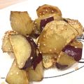 お料理勉強中、、's cooksnap of when they made フライパン1つで大学芋（揚げない）.
