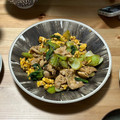 ほしのあおぞら's cooksnap of when they made 豚肉と小松菜、卵のオイスター炒め.
