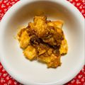 チェックのミニくま's cooksnap of when they made 厚揚げのケチャップ炒め.