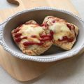 Ruriluru's cooksnap of when they made ☆リメイクおからキムチ油揚げPIZZA☆.