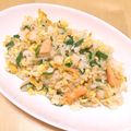 ステルトミチル's cooksnap of when they made 材料3つで鮭チャーハン！.