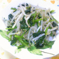 レアレアチーズ's cooksnap of when they made 簡単☆ほうれん草ともやしの和え物.