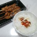 ぱふ♪'s cooksnap of when they made 料理中のお肉で、お握り.
