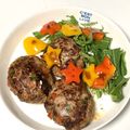 ❀あおい❀'s cooksnap of when they made お弁当の作りおきおかずーミニハンバーグ.