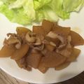 みんく67's cooksnap of when they made 大根と豚バラ炒め.