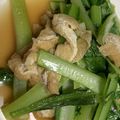 あっくんのひめ's cooksnap of when they made 5分でできる。簡単小松菜と厚揚げの煮物.
