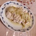 前田えま's cooksnap of when they made 簡単胸肉で！蒸し鶏のネギソース.