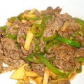 のんこ's cooksnap of when they made 青椒牛肉絲☆薄切り牛肉とピーマンの炒め.