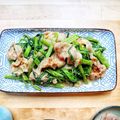 サイアン♪'s cooksnap of when they made ｍ空心菜と豚の中華味噌炒め.
