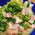 masaharu21's cooksnap of when they made 超簡単！鶏もも肉とキャベツのマヨ炒め丼.