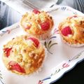 ＊ゆうこぽよよ＊'s cooksnap of when they made ストロベリー＆ホワイトチョコ マフィン.