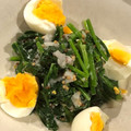 クックDIWPOR☆'s cooksnap of when they made デリ風♡ほうれん草と卵のマスタードサラダ.