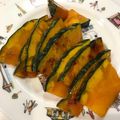 yumtas♥'s cooksnap of when they made 揚げない 大学カボチャ.