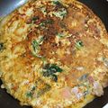 のぶりんきりん's cooksnap of when they made ほうれん草入りのスペイン風オムレツ.