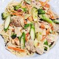 梨好き's cooksnap of when they made アスパラとベーコンのクリームパスタ.