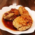 ☆なおみんみ☆'s cooksnap of when they made おからハンバーグ☆おろし玉ねぎソースがけ.