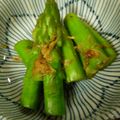 みかん主婦's cooksnap of when they made 簡単♪材料３品！焼きアスパラのおひたし.