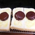 わかポン☆'s cooksnap of when they made 娘が考えたチョコパイトースト.
