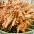 ミセスＷｈｉｔｅ's cooksnap of when they made うどの皮＆桜えびの金平（きんぴら）.